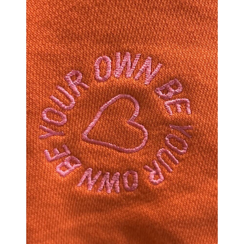 Women’s ADIDAS Valentines Day Big Self All HEART Jumpsuit Size S *B2 - Picture 2 of 5
